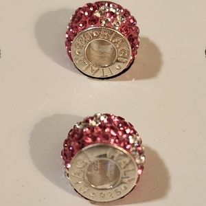 Biagi Swarovski Crystal Flower Bead Charm Set